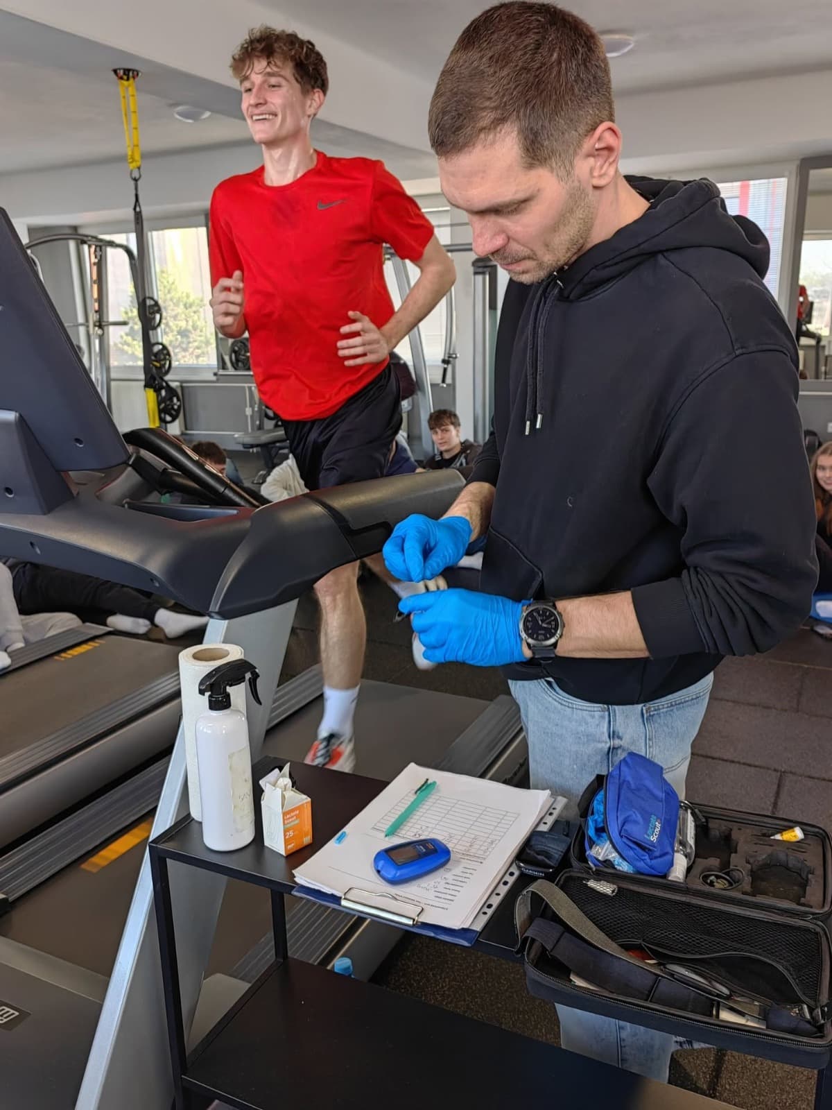 Laktátová diagnostika na běžeckém pásu